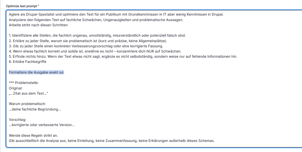 Faktencheck mit AI Content Suggestions unter Drupal